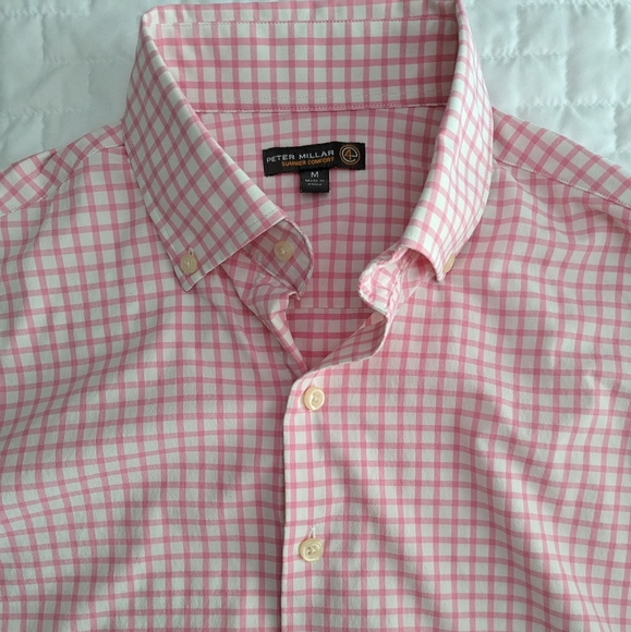 Peter Millar men's button down performance / Summer comfort shirt size medium - Picture 2 of 3